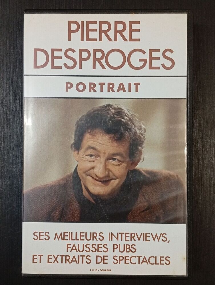 VHS - Pierre Desproges Portrait | Pierre Desproges | Good Condition
