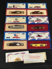 BOKER TREE BRAND GREAT AMERICAN STORY KNIVES LIMITED ED SET 6 NEW OLD STOCK