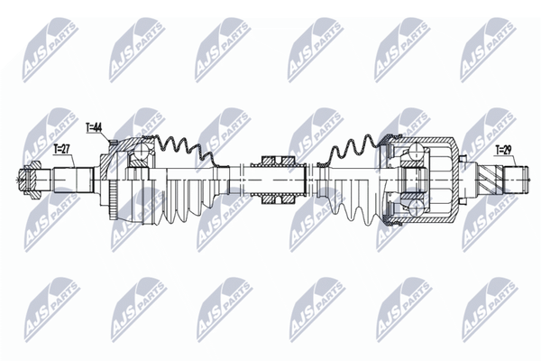 NTY Antriebswelle NPW-NS-140-image
