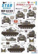 SRD35C1074 1:35 Star Decals US Marines in Vie...