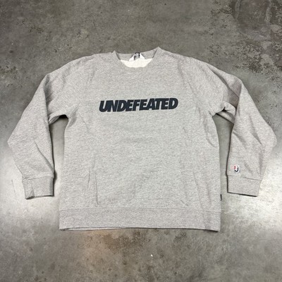 Undefeated Sweatshirt Mens Large Gray Streetwear Pullover Preowned