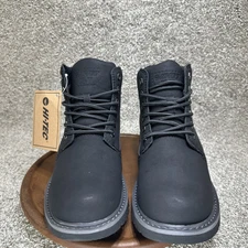 Men’s Hi-Tec Reznor 6" Soft Toe Black Work Boots Multiple Sizes New With Box S8