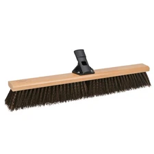 24” Premium Rough Surface Push Broom Head — Outdoor Push Broom for Driveways,...