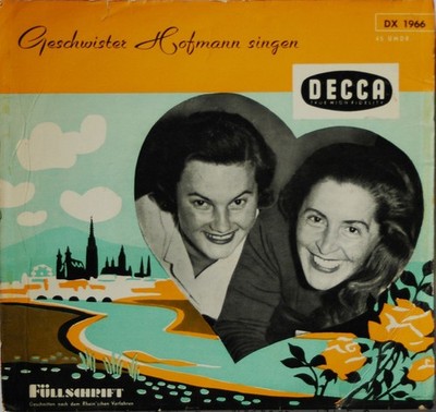 Geschwister Hofmann - Geschwister Hofmann Singen 7'' EP Vinyl Folk, World, 57552