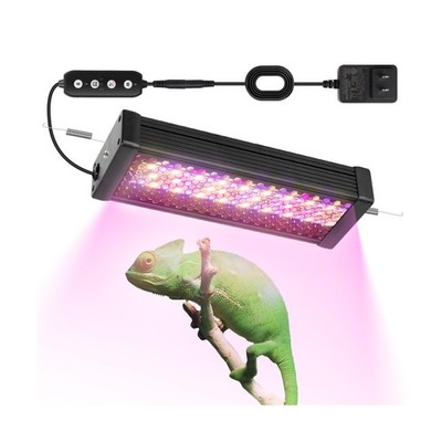 HNRLOY Reptile UVB LED Light Full Spectrum,18W UVA/UVB LED Reptile Light for ...