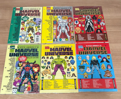 Official Handbook Of The Marvel Universe Master Edition Sealed 3 8 11 26 32 33