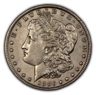 1886-O $1 Morgan Silver Dollar - AU Key Date - SKU-D3864