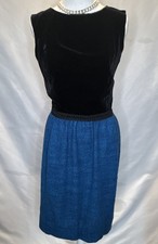 Lanz Originals Vintage Sleeveless Knee-Length Tartan Plaid