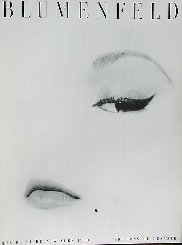 Blumenfeld•Oeil de Biche, New York 1950•Fashion•EYE•24x32 Poster