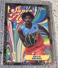 2021-22 Topps Chrome Super Fly Cheetah Refractor /25 Bryce Griggs SF-9 !