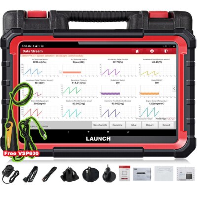 2026 LAUNCH X431 Pros V+ Elite Bidirectional Car Diagnostic Scanner Key Coding
