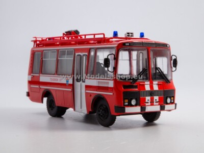 Bus magazine special series (Modimio) No.2  with model of fire engine AG-12(P...