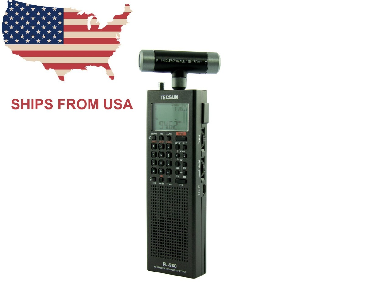 TECSUN PL368 Worldband Radio - Black for sale online | eBay
