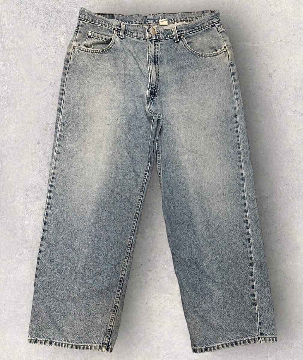 Vtg Levis L2 Silver Tab Baggy Jeans Denim Mens 38x30 Skater