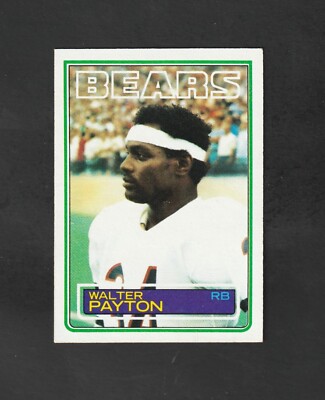 1983 Topps Walter Payton #36 ~~ Chicago Bears HOFer