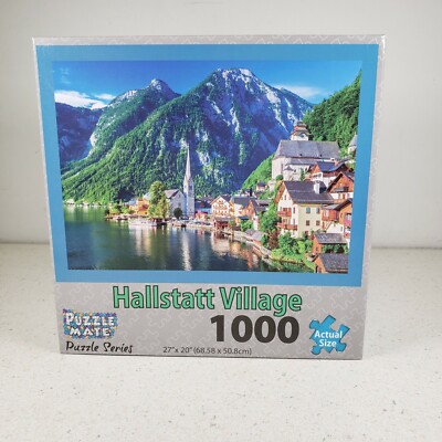 Puzzle Mate -HALLSTATT VILLAGE - 1000 pc Jigsaw Puzzle NEW SEALED!