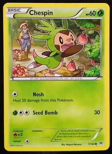 Chespin - 7/162 - Common - XY: Breakthrough - Pokémon