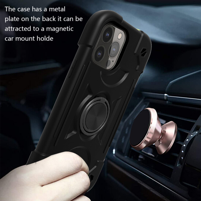 Shockproof iPhone 13 Case with Ring Stand Holder Cover