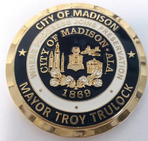 City of Madison Mayor Troy Trulock Challenge Coin