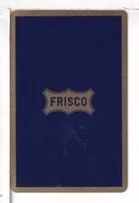 Single Railroad Playing Card "St Louis, San Francisco RR" SLSF 6b, Bollhagen