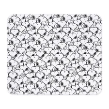CafePress Snoopy Pattern Non-slip Rubber Mousepad, Gaming Mouse Pad (944271785)