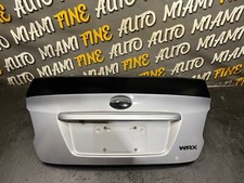 15-21 Subaru Wrx Rear Trunk Deck Lid With Back Up Camera And Spoiler