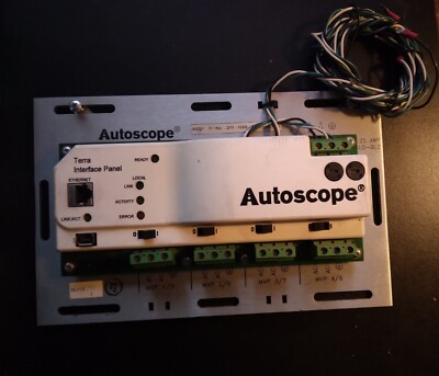   Autoscope Terra Interface Panel   RARE Traffic Control Tech!  