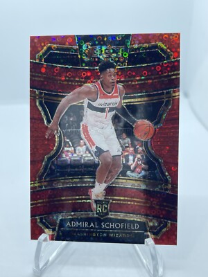 2019 Select Concourse Hybrid Red Disco Prizm /49 Admiral Schofield #6 Rookie RC
