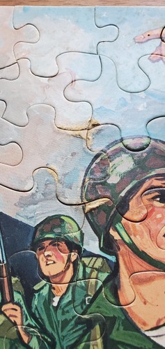 G.I. Joe 1965 VTG 100pcs Puzzle (D-Day Normandy) Whitman/Hasbro COMPLETE (4611) - Picture 4 of 4