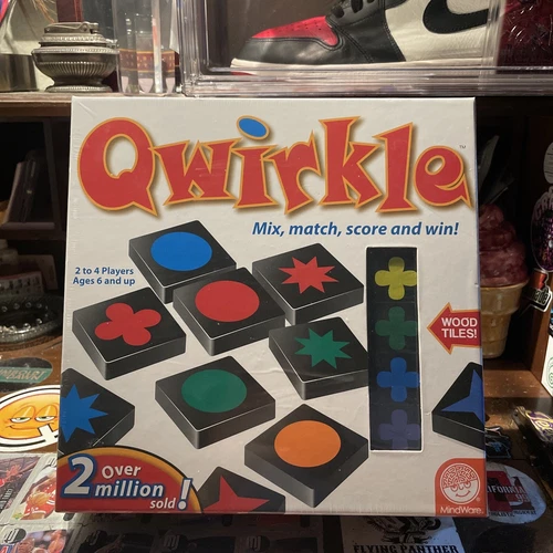 Qwirkle Board Game Wood Tiles-Mix, Match, Score & Win  2015 Mindware NEW SEALED