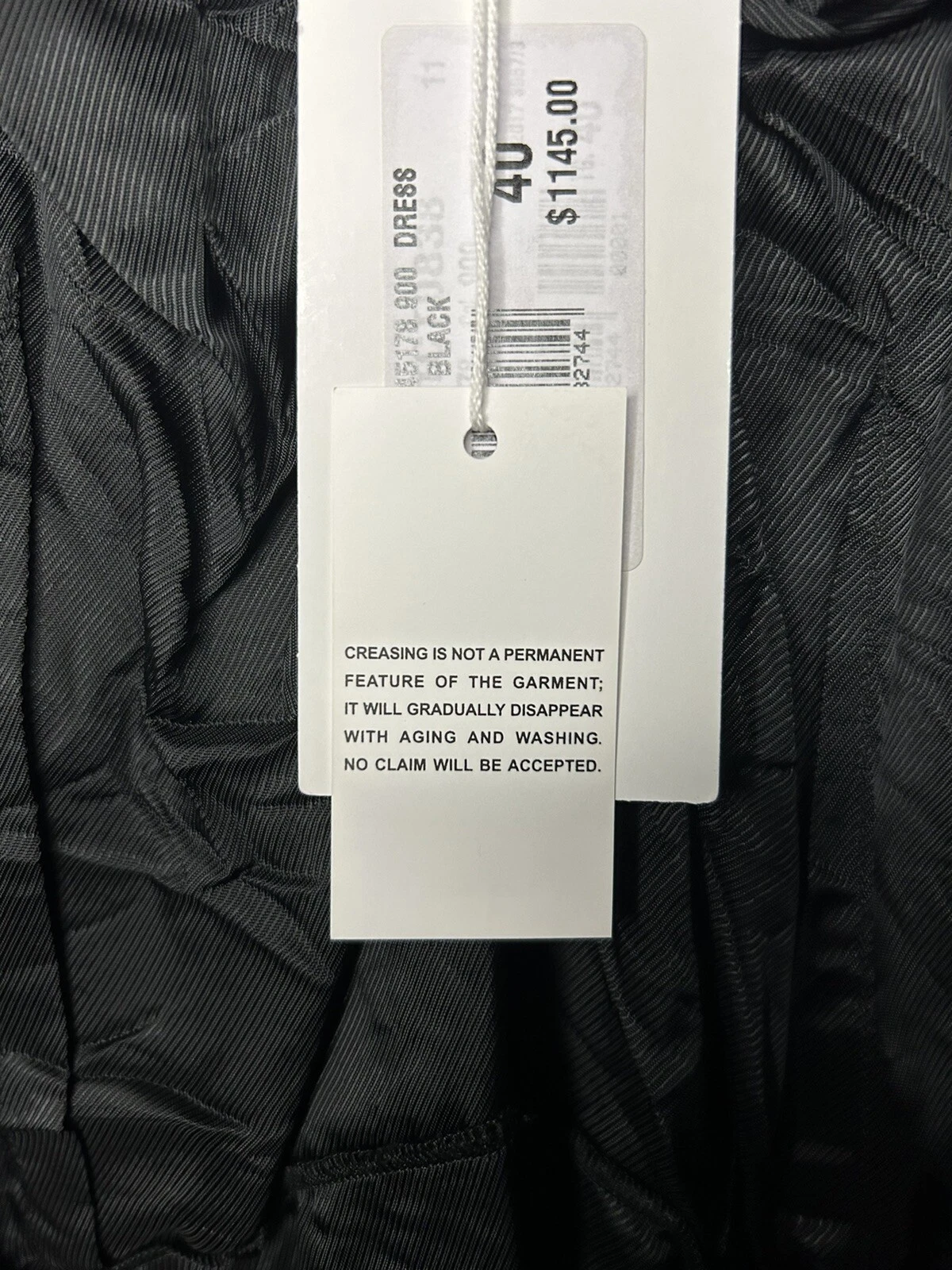 Body abito Maison Margiela a strati pieghe 40 IT nuovo con etichette