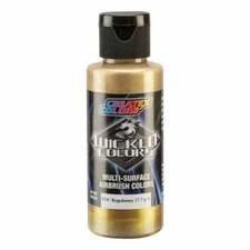 Wicked Colors Metallic Actress Gold W373 2oz Airbrush Paint