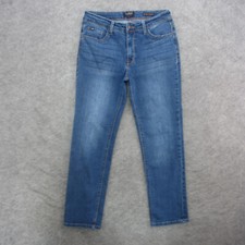 Curve Appeal Jeans Women's 8 Blue Medium Wash Straight Leg Jeans