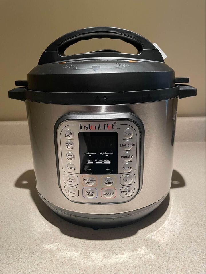 Instant Pot Duo 7-in-1 Electric Pressure Cooker - Stainless Steel/Black, 8Qt...-image