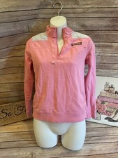 VINEYARD VINES PINK SHEP Zip Up Sweatshirt CHILD SZ L