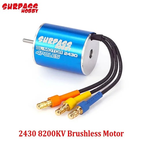 SURPASS HOBBY 2430 2435 2440 2445 Brushless Motor for Wtloys 1/16 1/18 RC Car - Picture 9 of 36