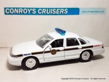 Road Champs 1/43rd scale Jackson, Mississippi Police diecast car - LOOSE