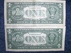 LOT OF TWO ONE DOLLAR NOTES WITH CRAZY SERIAL NUMBERS! GLOOM & GOOD LUCK! — photo 4