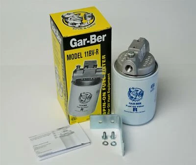 11BV-R Gar-Ber Spin-On Fuel Oil Filter Complete Head Bracket and #R Filter