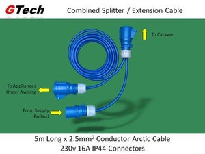 caravan splitter hook up