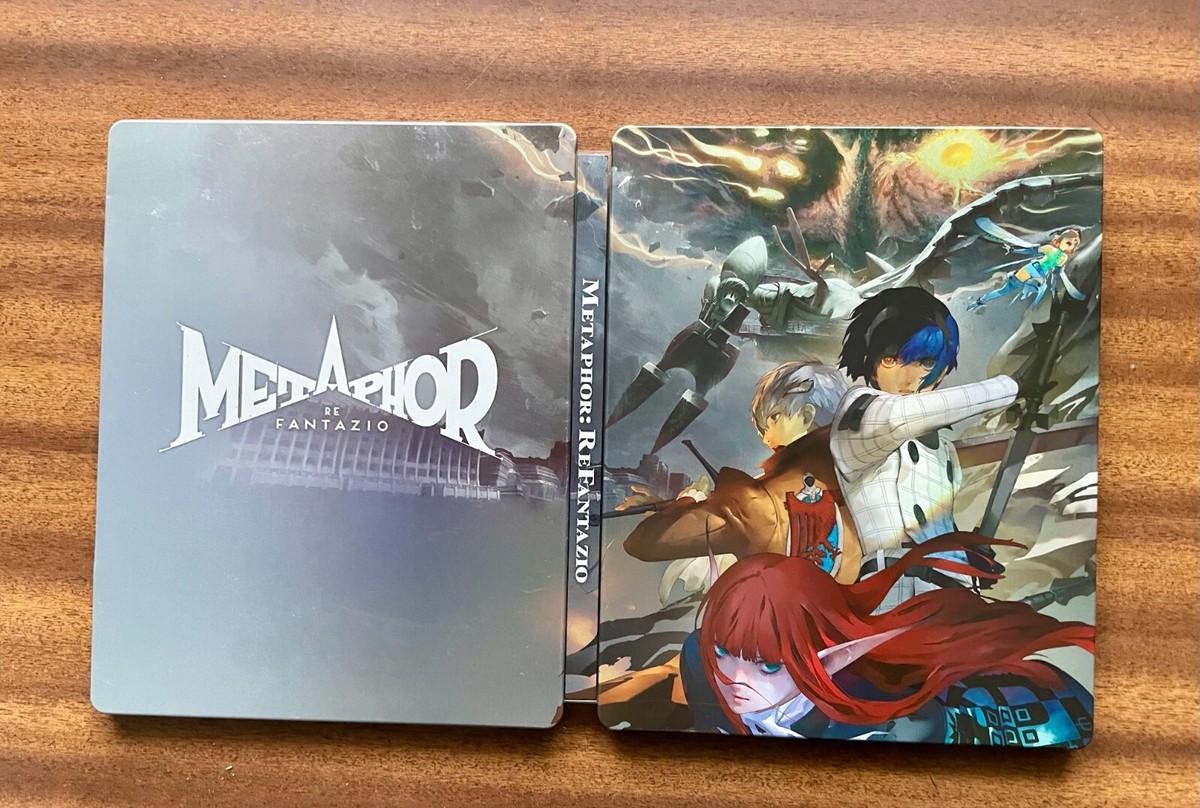 その他 PHOR REFANTAZIO STEEL BOOK Metaphor ReFantazio Steelbook Edition G2 XBOX PC PS4 PS5 New Metal