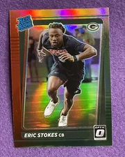 2021 Donruss ERIC STOKES Packers RC Rated Rookie OPTIC HOLO