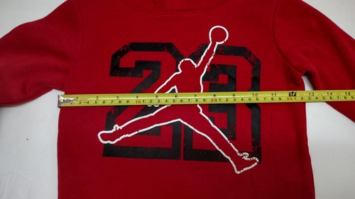 Nike Air Jordan Little Kids' Hoodie and Pants Set 85C684-023 Size 4 Red/Black - Picture 17 of 24