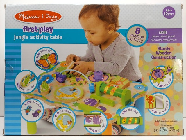 melissa and doug first play jungle activity table