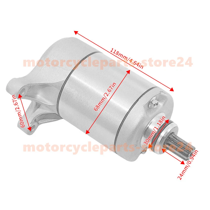 Conjunto de motor de arranque para Yamaha YZF750R 1993-1998/YZF750SP 1993-1996 3KS-81800-00 Foto 2 de 4