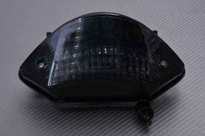 Feu arrière LED fumé avec clignotants pour moto Honda Hornet 900 de 2002 à 2006