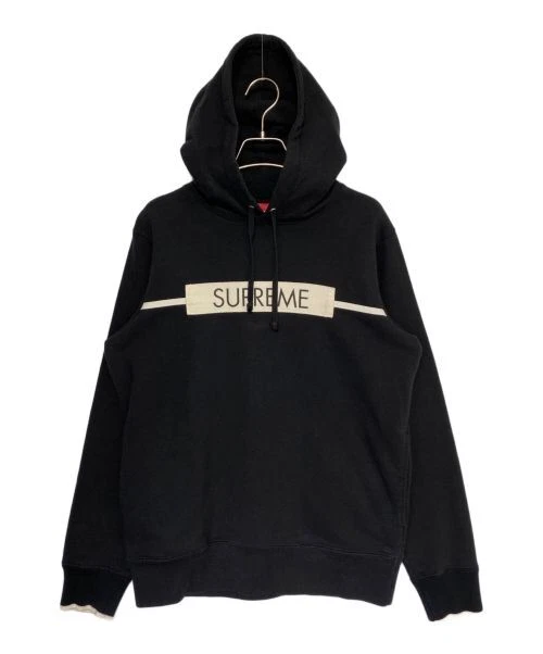 Sweat à capuche ruban sergé poitrine S