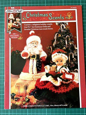 Weihnachtsdüfte Häkelanleitungen 5,5'' Lufterfrischer Puppe-Faser Handwerk FCM433