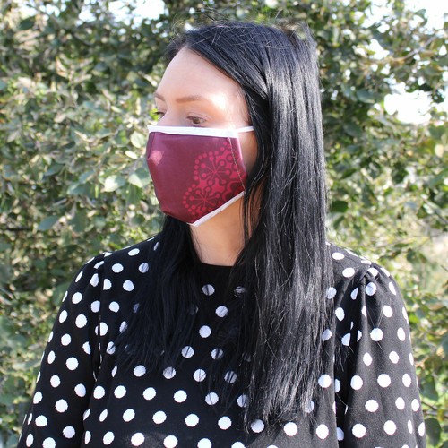 Adult Reusable Face Covering Mask - PM2.5 Filter - Adjustable Washable Design - Picture 63 of 88