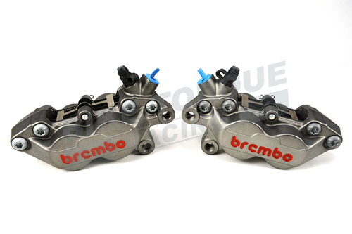Brembo P4 30/34 silber Bremssattel Umbausatz für Suzuki GSX1300R Hayabusa 99-07 - Bild 3 von 7